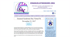 Desktop Screenshot of emanuelsyndrome.org